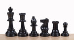 Charger l&#39;image dans la galerie, pièces d&#39;échecs noir Staunton classique en plastique

