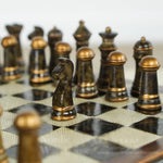 Charger l&#39;image dans la galerie, échiquier de luxe jeux d&#39;échecs en bois de luxe, jeu d&#39;échecs bois massif naturel avec pièces d&#39;échecs en bois et échiquier en bois de luxe
