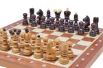 Charger l&#39;image dans la galerie, jeu d&#39;échec en bois piable magnétique échiquier et pièces d&#39;échecs de luxe
