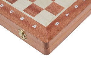jeu d'échec en bois magnétique échiquier  de luxe