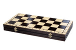 Charger l&#39;image dans la galerie, jeu d&#39;échec en bois design noel pièces d&#39;échecs originales échiquier originale design echiquier en bois pliant
