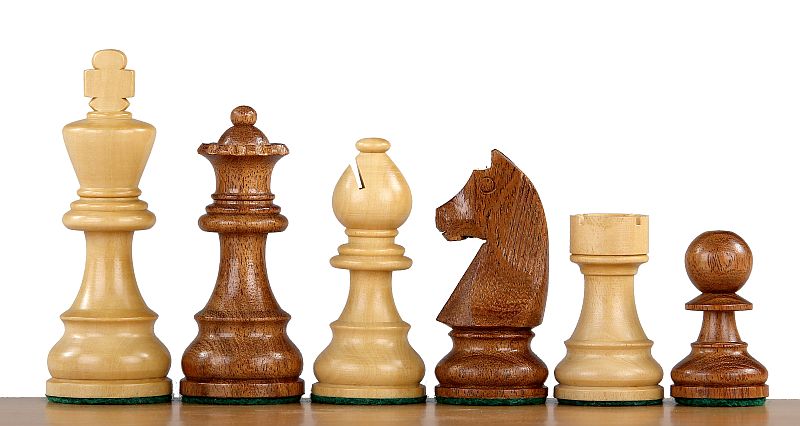 Pièces d'Échecs en Bois - Staunton Allemand