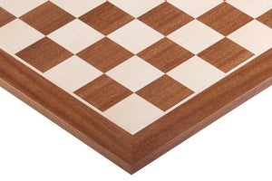 échiquier en bois d'acajou echiquier en bois plateau de jeu d'échec en bois zoom