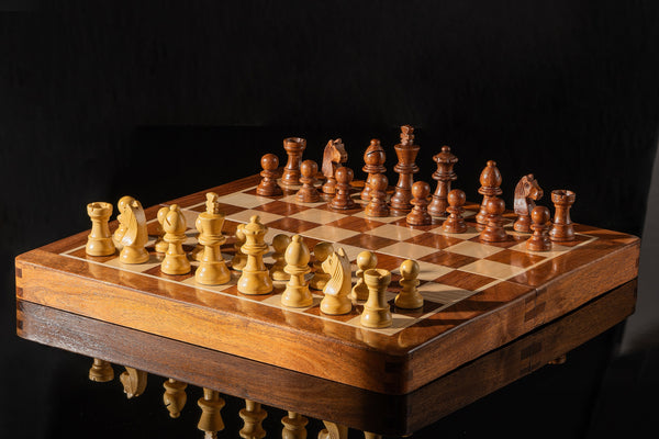 Jeu d'échecs pliable 25 cm - Ferti Games - Échiquiers et Jeux d'Échecs Jeu d'échecs pliable 25 cm - Ferti Games - Échiquiers et Jeux d'Échecs