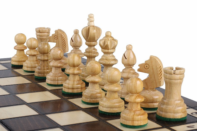 Pièces blanches d'un Jeu de Dames en Bois - Grand Ensemble 2 en 1