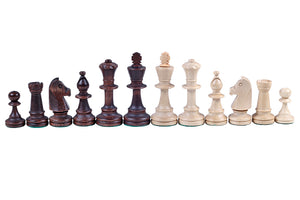 Pièces d'échecs en bois