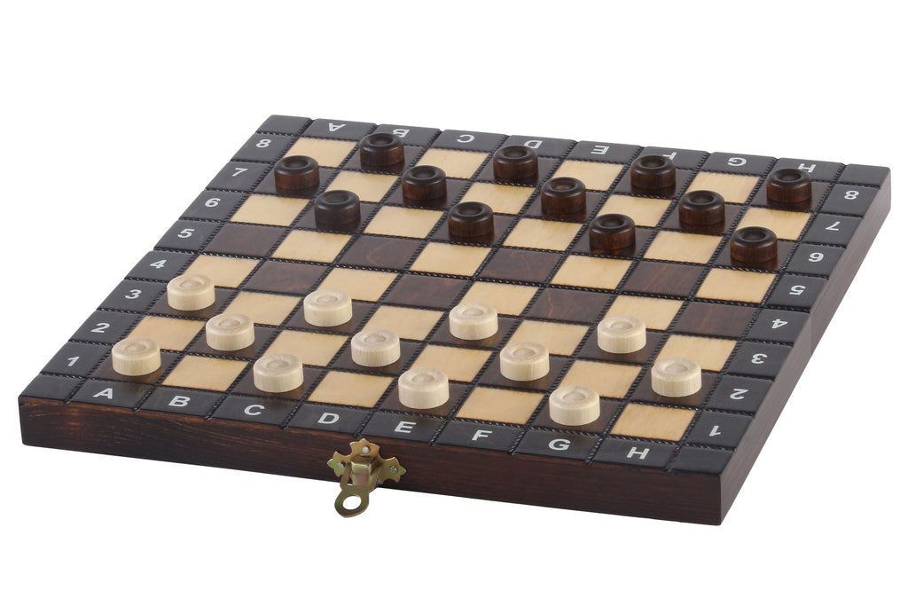 Jeu D'échecs En Bois 3 En 1 - Échecs, Dames, Backgammon - Echiquier Pliable Portable - Pour Enfants Et Adultes - 10