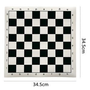 échiquier en cuir enroulable a enrouler échiquier en vinyle de compétition jeu d'échec échiquiers jeux d'échecs pièces de jeu d'échec et pièce d'échec