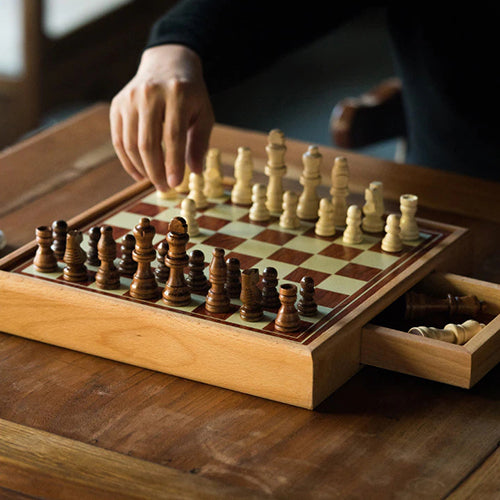 échecs Magnétiques 9.5 Pouces Jeu D'Échecs Magnétique 3 En 1 Voyage - Damier Bois Pliable Avec Pièces Magnétiques 9.5po échecs Magnétiques 9.5 Pouces Jeu D'Échecs Magnétique 3 En 1 Voyage - Damier Bois Pliable Avec Pièces Magnétiques 9.5po