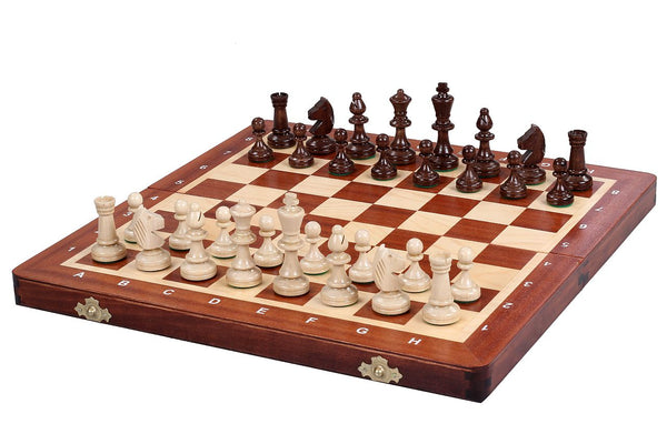 SQUARE - Pro Echecs Set N° 5 - Acajou COR - Échiquier en Bois & Pièces d'éche | Achetez sur SQUARE - Pro Echecs Set N° 5 - Acajou COR - Échiquier en Bois & Pièces d'éche | Achetez sur