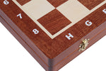 Charger l&#39;image dans la galerie, Échiquier en Bois Staunton № 5 Pliant avec Intérieur de Rangement pièces d&#39;échecs en bois de luxe originales
