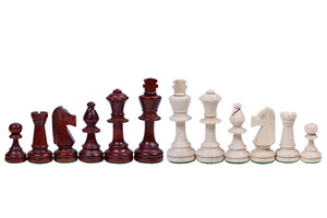 Pièces de Jeu d'Échec en bois Staunton № 5 pièces d'échecs en bois de luxe originales