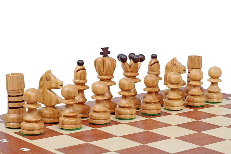 jeu d'échec en bois piable magnétique échiquier et pièces d'échecs de luxe