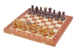 Charger l&#39;image dans la galerie, jeu d&#39;échec en bois piable magnétique échiquier et pièces d&#39;échecs de luxe
