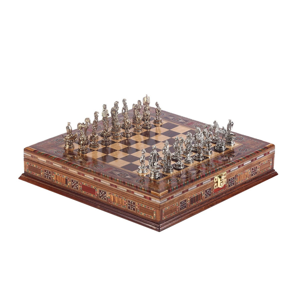 Plateau de Backgammon en Bois de Qualité Supérieure | Les Échiquiers du Roi Plateau de Backgammon en Bois de Qualité Supérieure | Les Échiquiers du Roi