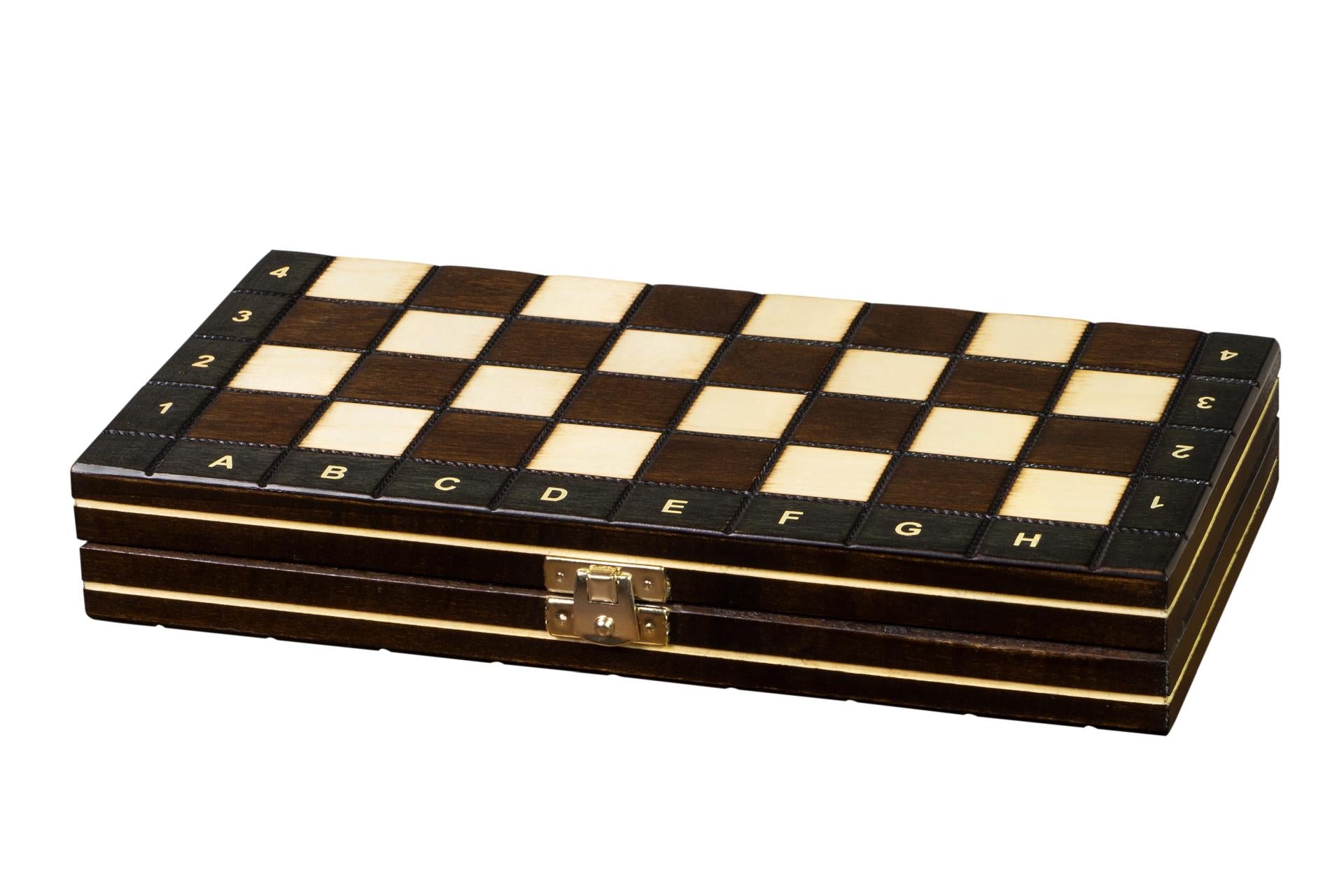 jeu d'échec en bois pliant magnétique de voyage de club de compétition
