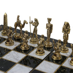 Charger l&#39;image dans la galerie, Pièces de Jeu d&#39;échecs sur le thème de l&#39;Egypte jeu d&#39;échecs egyptien et échiquier à thème
