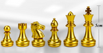 Charger l&#39;image dans la galerie, Ensemble Jeu d&#39;échecs médiéval avec échiquier de haute qualité (32 pièces d&#39;échecs) en or et argent magnétique, ensembles de figurines jeu d&#39;échec , echec , echec et mat , jeux d&#39;échec , jeu d&#39;echec , jeu d&#39;echec en ligne , échec , ensemble d&#39;échec , table de jeu d&#39;échec , jeu de société , jeu d&#39;echec en bois , echiquier , échiquier , en bois précieux , bois laqué , métal &amp; bois
