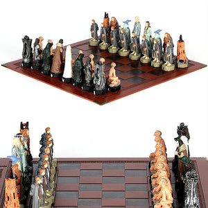 jeu d'échec seigneur des anneaux échiquier seigneur des anneaux pièces d'échecs seigneur des anneaux