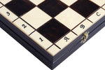 Charger l&#39;image dans la galerie, jeu d&#39;échec en bois design noel pièces d&#39;échecs originales échiquier originale design echiquier en bois pliant zoom
